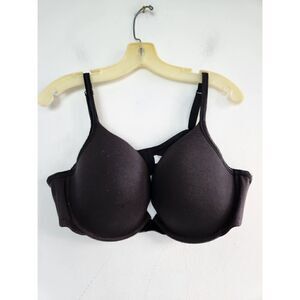 Cacique by Lane Bryant Women Black Full Coverage Underwired Bra size 44C,